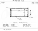 OSC Automotive Radiators for 2000-2002 626 - 2407