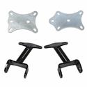 QA1 C10 Crossmember Engine Mounts for 1975-1986 C10, 1963-1974 C10 PICKUP, 1987 R10 - 7740-374