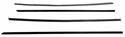 Scott Drake Concours Window Channel Strips C7ZZ-6321458-9S