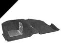 Scott Drake Mustang Replacement Carpet Sets for 1965-1968 MUSTANG - CAR65-FB-BK