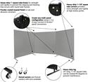 Steiner Industries Protect-O-Screen HD Welding Screens 522HD-4X6