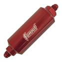 Summit Racing™ Inline Billet 10 Microns Fuel Filter with -6 AN Inlet Size SUM-230123R