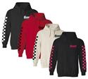 Summit Racing Equipment® Checkered Sleeve Hooded Sweatshirts