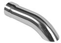 Silverline  Round/Turndown, Polished 3 Inch Exhaust Tip XSTD300