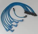 135° for Chrysler V8 Taylor Spark Plug Wire Set 64672; High Energy 8mm Blue 90°