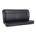 TMI Cruiser 60 in. Solid Back Black Vinyl Bench Seat 47-9260-2295-BKS