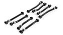 Click here for more information about Control Arms, Alpine FlexArms, Tubular, Adjustable, Steel, Black E-coat, Jeep, Set of 8