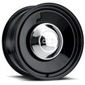 U.S. Wheel 65 Series Rat Rod Midnight Black Wheels 17x8