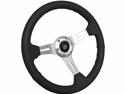 VSW S6 Series Sport Leather Steering Wheels ST3014BLK