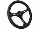 VSW S6 Series Sport Leather Steering Wheels ST3060BLK