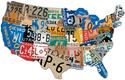 USA License Plate Map