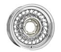 Wheel Vintiques 74 Series Cadillac Style Wire Chrome Wheels 15x6