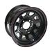 Cragar 1529814565B - Cragar Black D Window Wheels