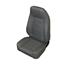 Just Jeeps SmittyBilt Front Standard Bucket Seat In Black Crush For 1976+ Jeep C