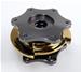 NRG Innovations Mustang Steering Wheel Hub Quick Release; Black With Chrome Gold Cutout Ring SRK - View #7