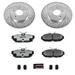 Power Stop Brake Kit For S197 2011-2014 Ford Mustang [Base Models With 2 Piston Front Calipers] - Front And Rear Street Warrior, Truck And