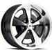 REV Wheels 109 Classic Magnum Series Gloss Black Polished Wheels