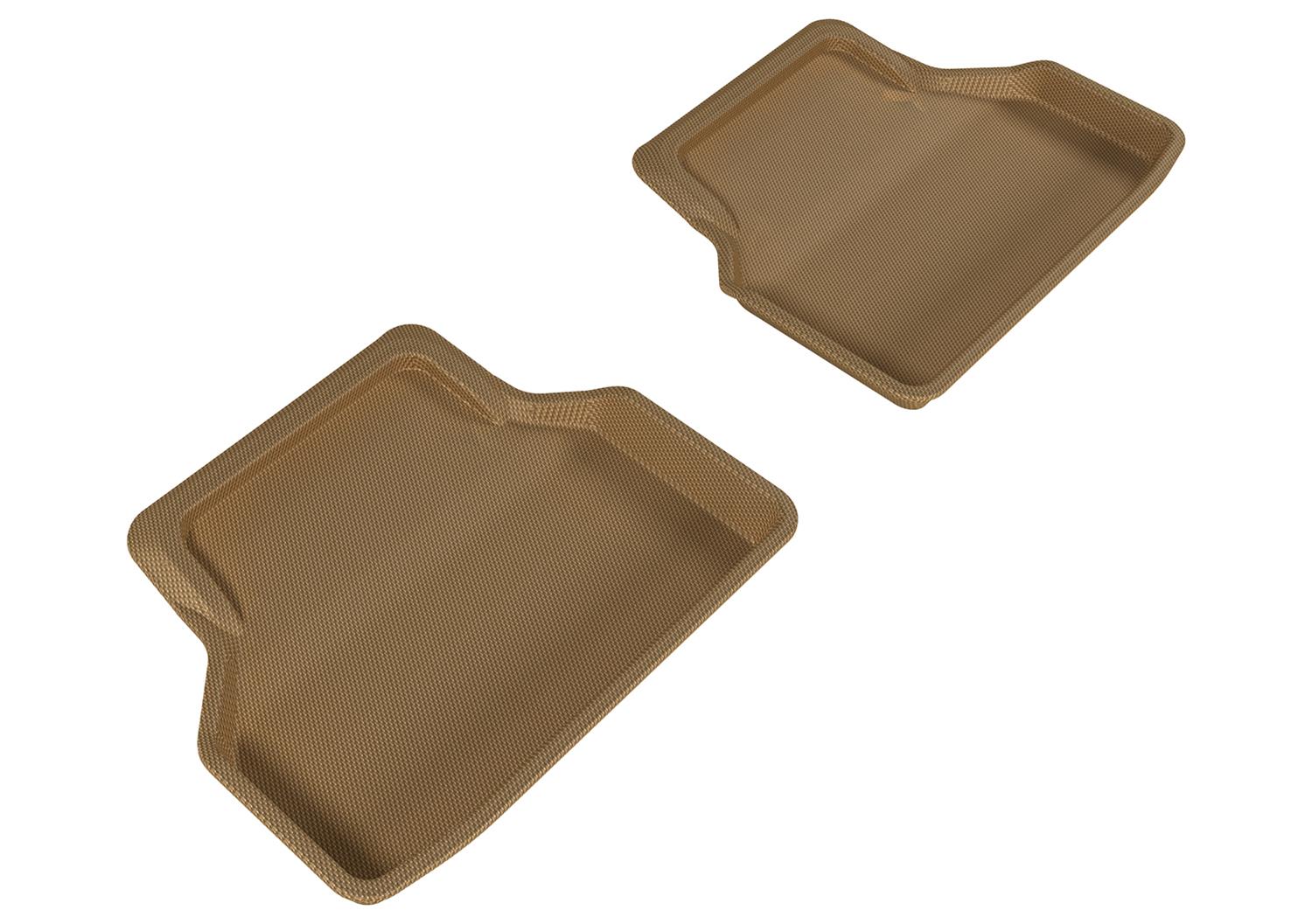 3D MAXpider KAGU 1st & 2nd Row Floormats - Black | 2017-2020 Genesis G80 (L1GS00301509) main image 0