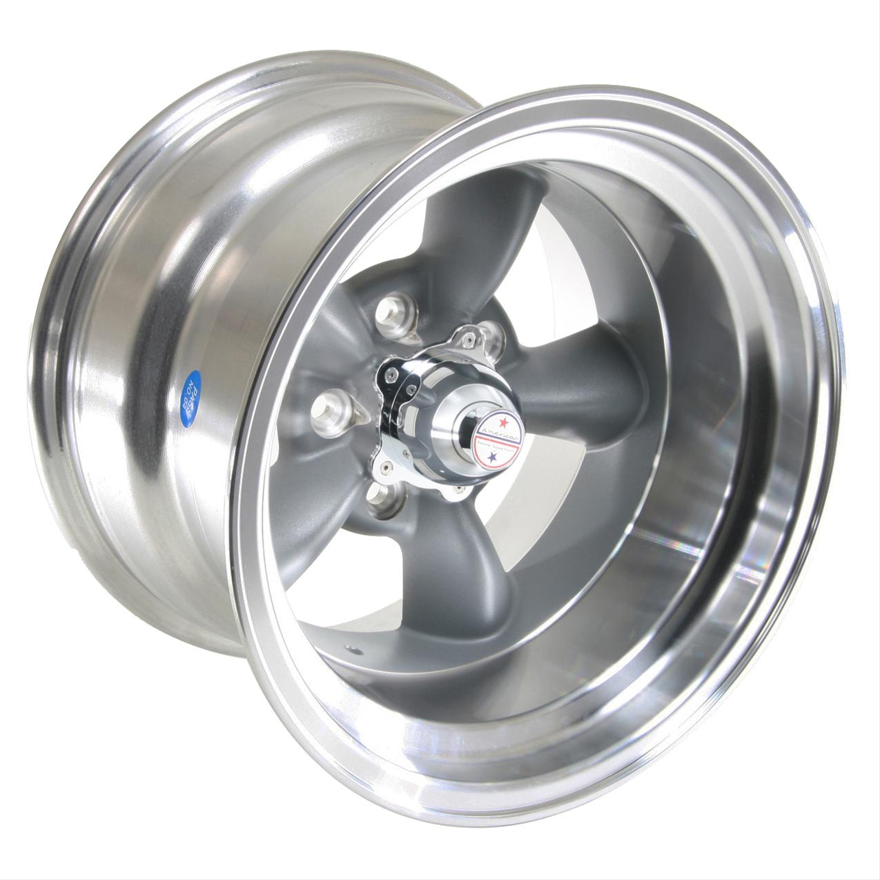 American Racing VN105D Torq-Thrust D Gray Wheels VN1055165 - Free ...