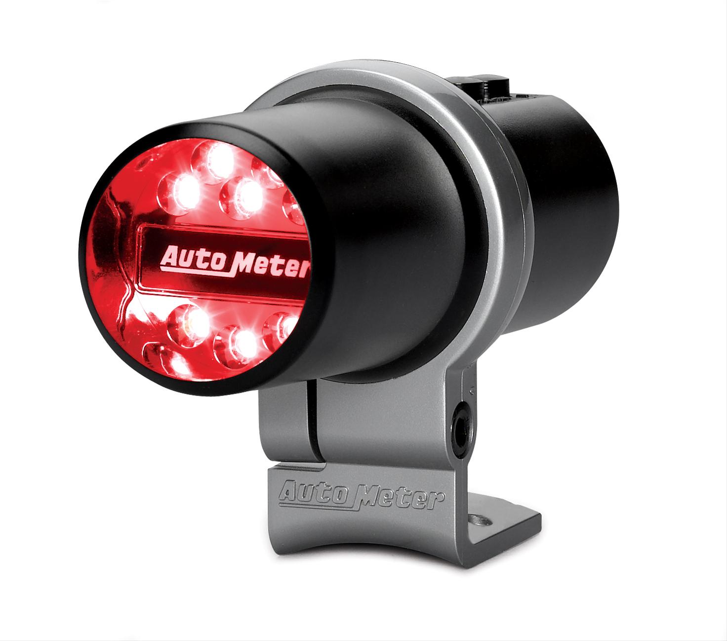 AutoMeter Indicator Light Pit Road Speed Pedestal Black Programmable