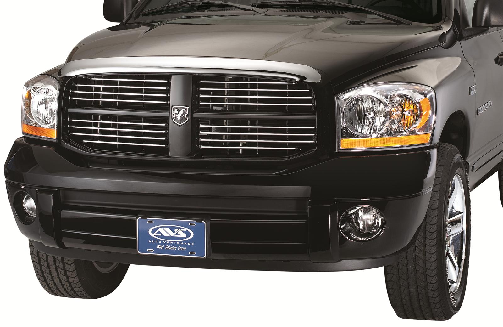 Husky Liners 09-18 Dodge RAM 1500 (Excl. Sport/Rebel) Aeroskin Hood Protector - Chrome