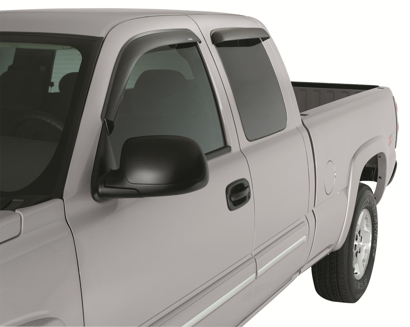 Auto Ventshade Original Ventvisor Deflectors 94149 Side Window Visors, Ventvisors, Acrylic, Smoke, Chevy, Aveo, Hatchback, Set of 4