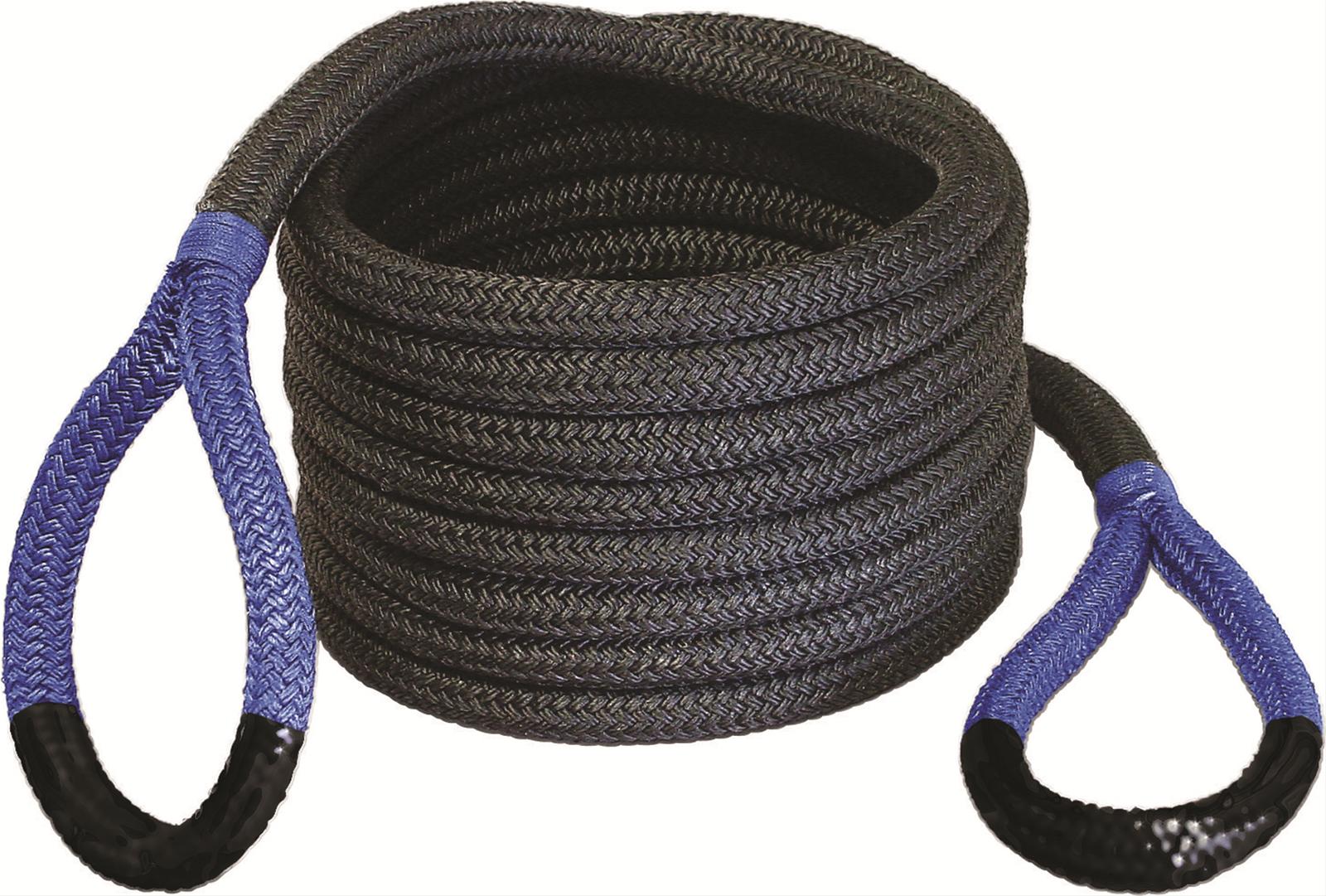Bubba Rope Ropes 176660BLG Tow Rope, Recovery, 7/8 in. diameter, 20 ft. Length, 28,600 lbs. Breaking Strength, Blue Eyes, Nylon, Each