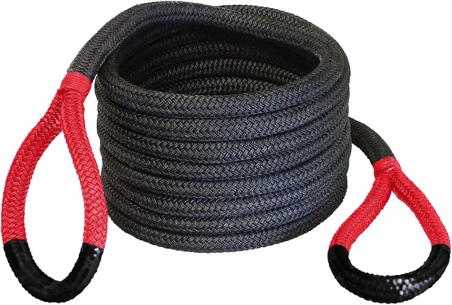 Bubba Rope Ropes 176680RDG Tow Rope, Recovery, 7/8 in. diameter, 30 ft. Length, 28,600 lbs. Breaking Strength, Red Eyes, Nylon, Each