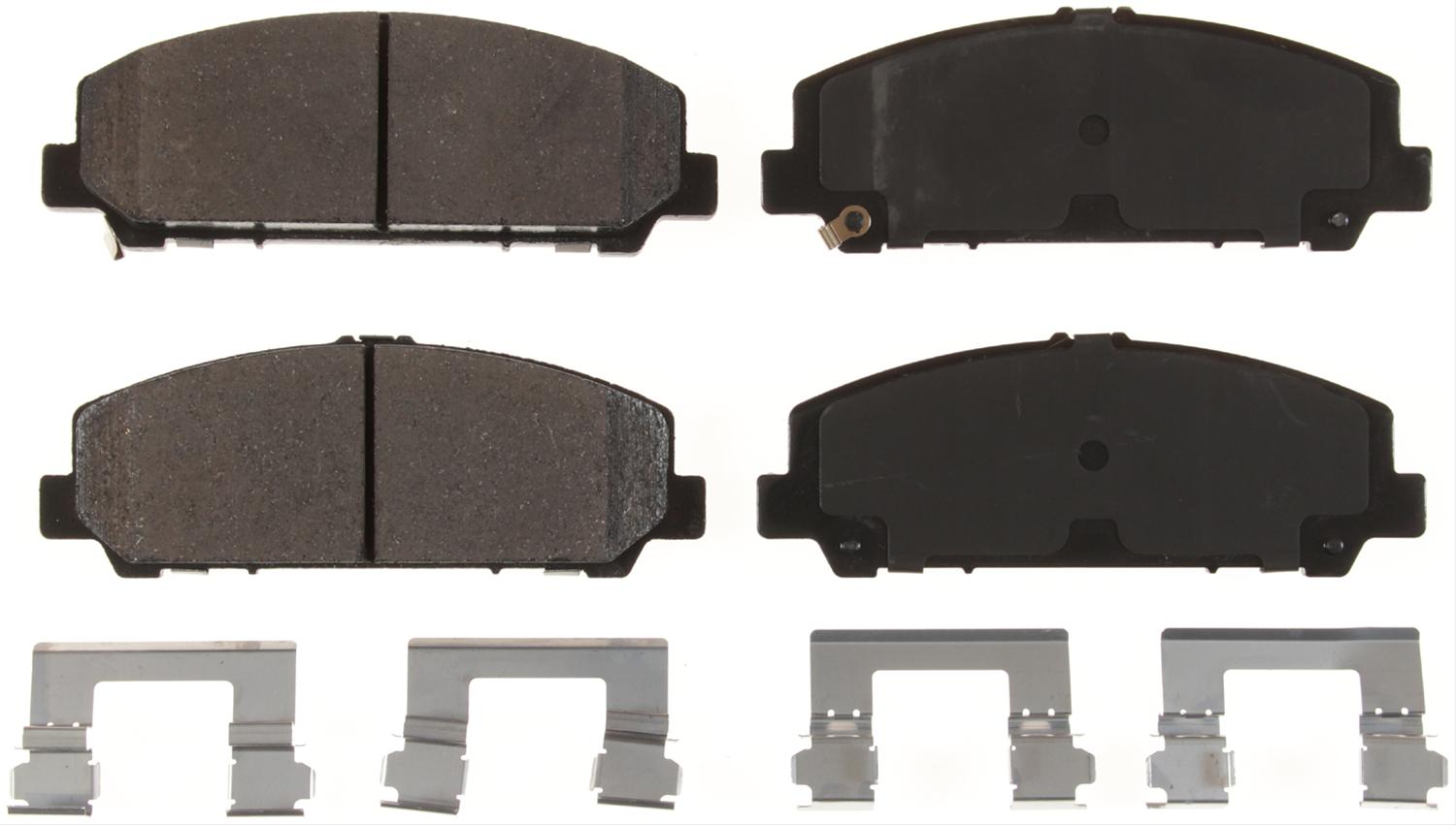 with Installation Hardware Front Bendix CFC1509 Premium Copper Free Ceramic Brake Pad