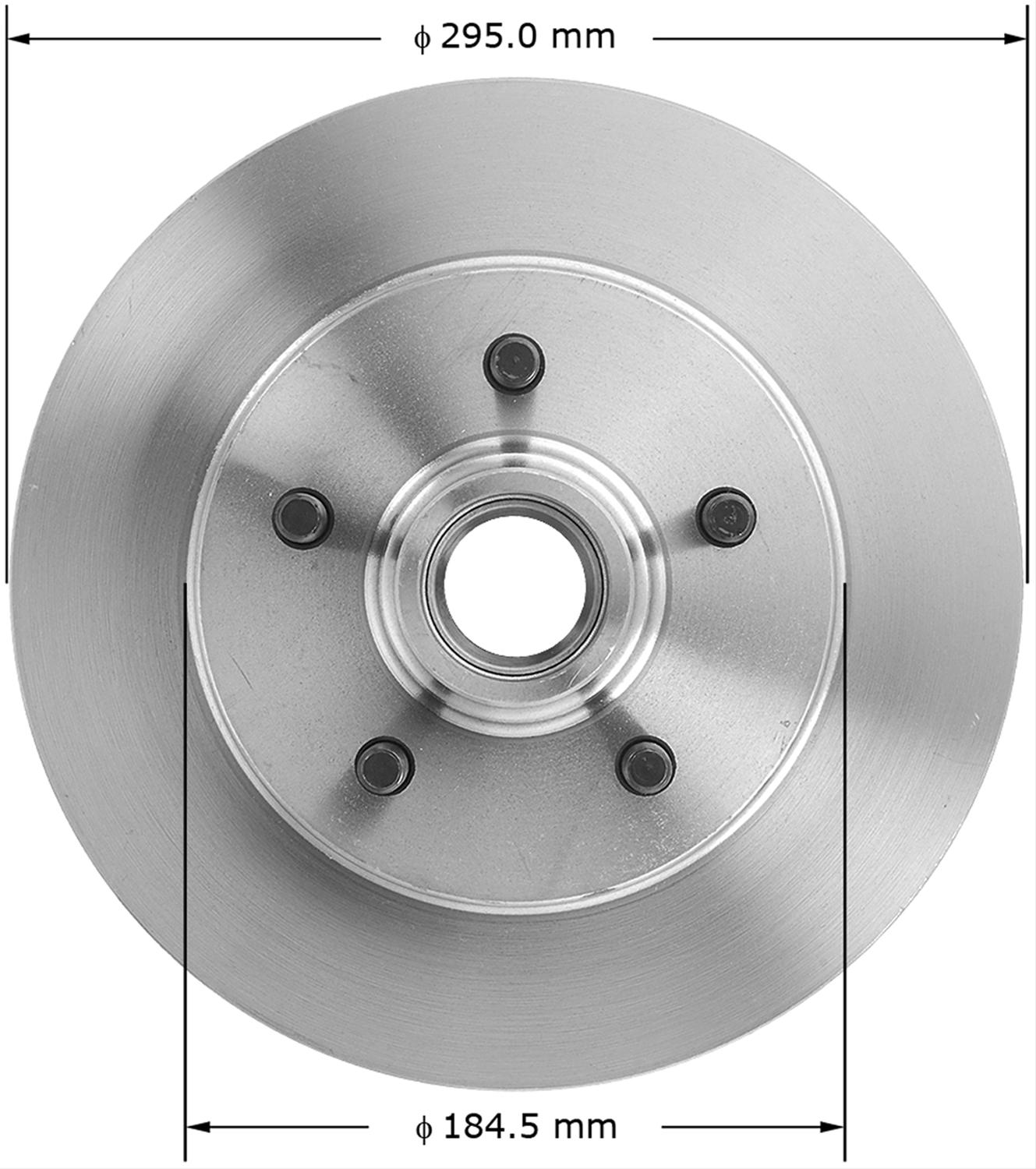 Bendix PRT5731 メタリックブレーキローター Bendix Brakes PRT1829 