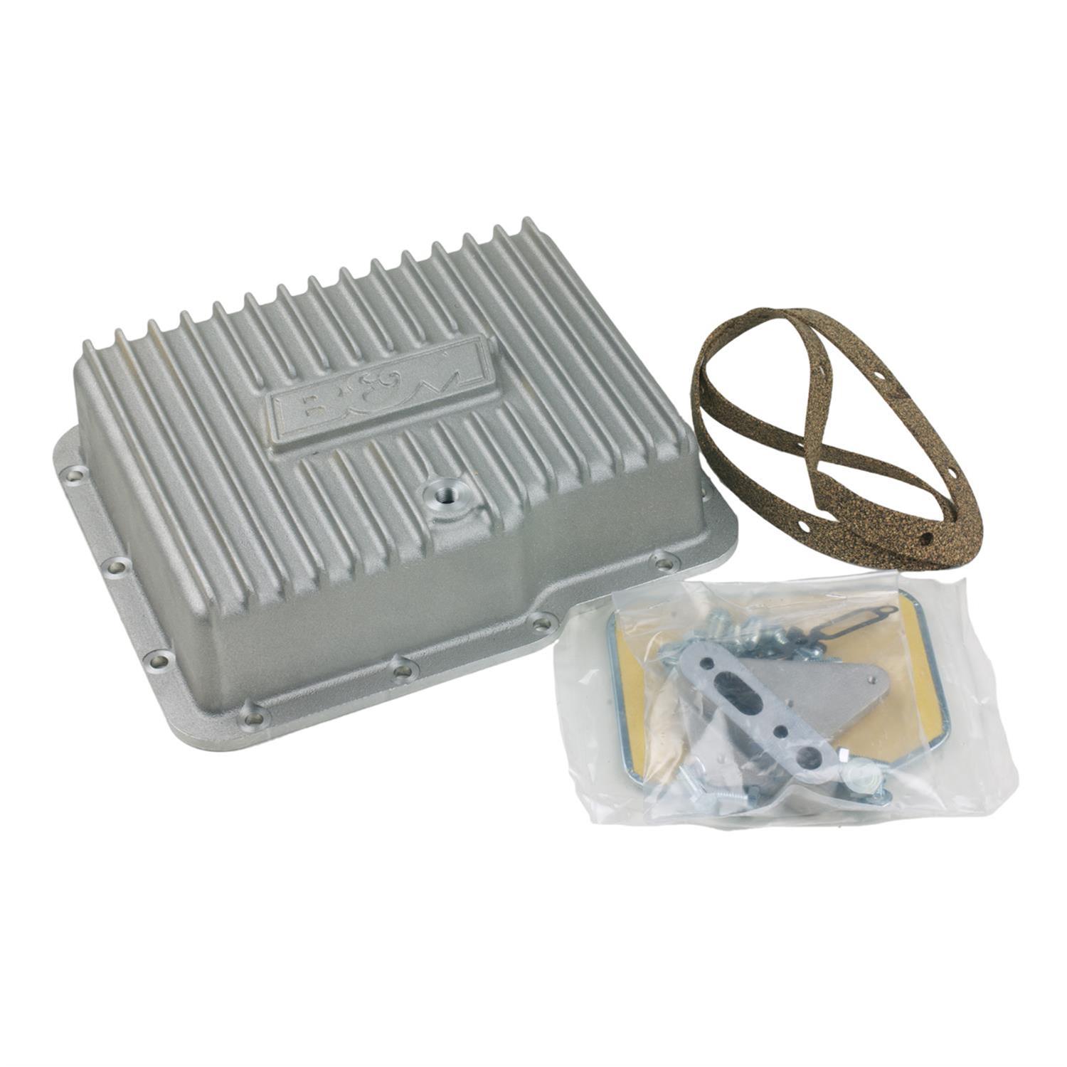 B&M Automatic Transmission Deep Pans 70280 Pan, Deep, Aluminum, Natural, GM, Powerglide, Each