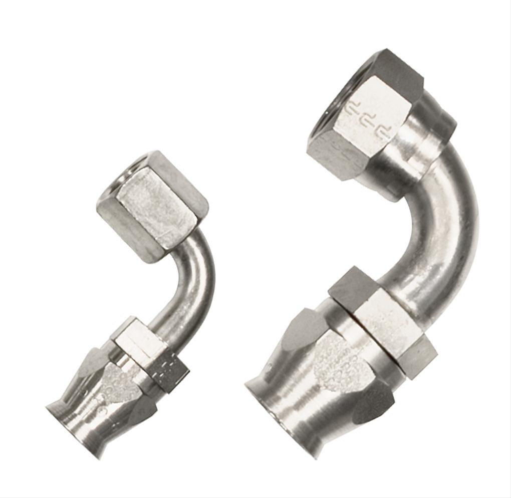 Billet Specialties Power Steering Hose Ends 77902 Ends, Steering, Female, -6 AN, -10 an, Pair thumbnail 2