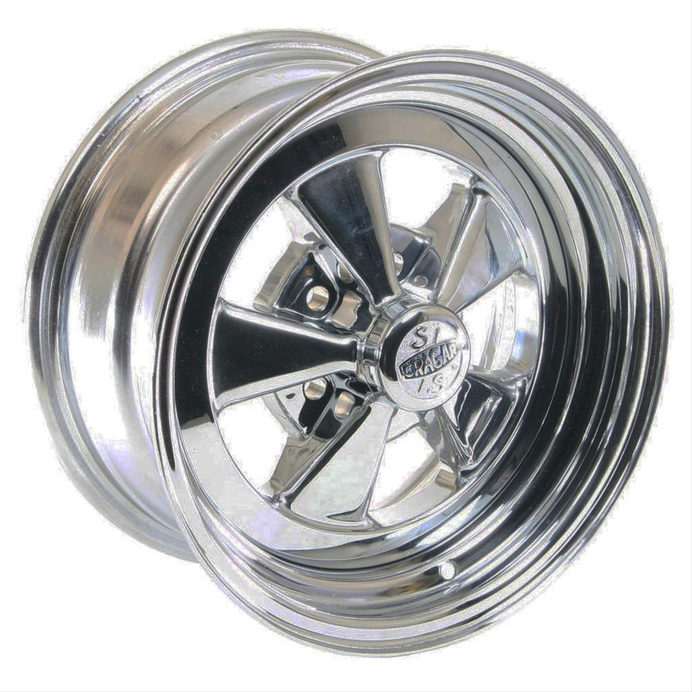 Cragar S/S Super Sport 14x7 5x4 Steel/Alum 2-piece Chrome Each Wheel ...