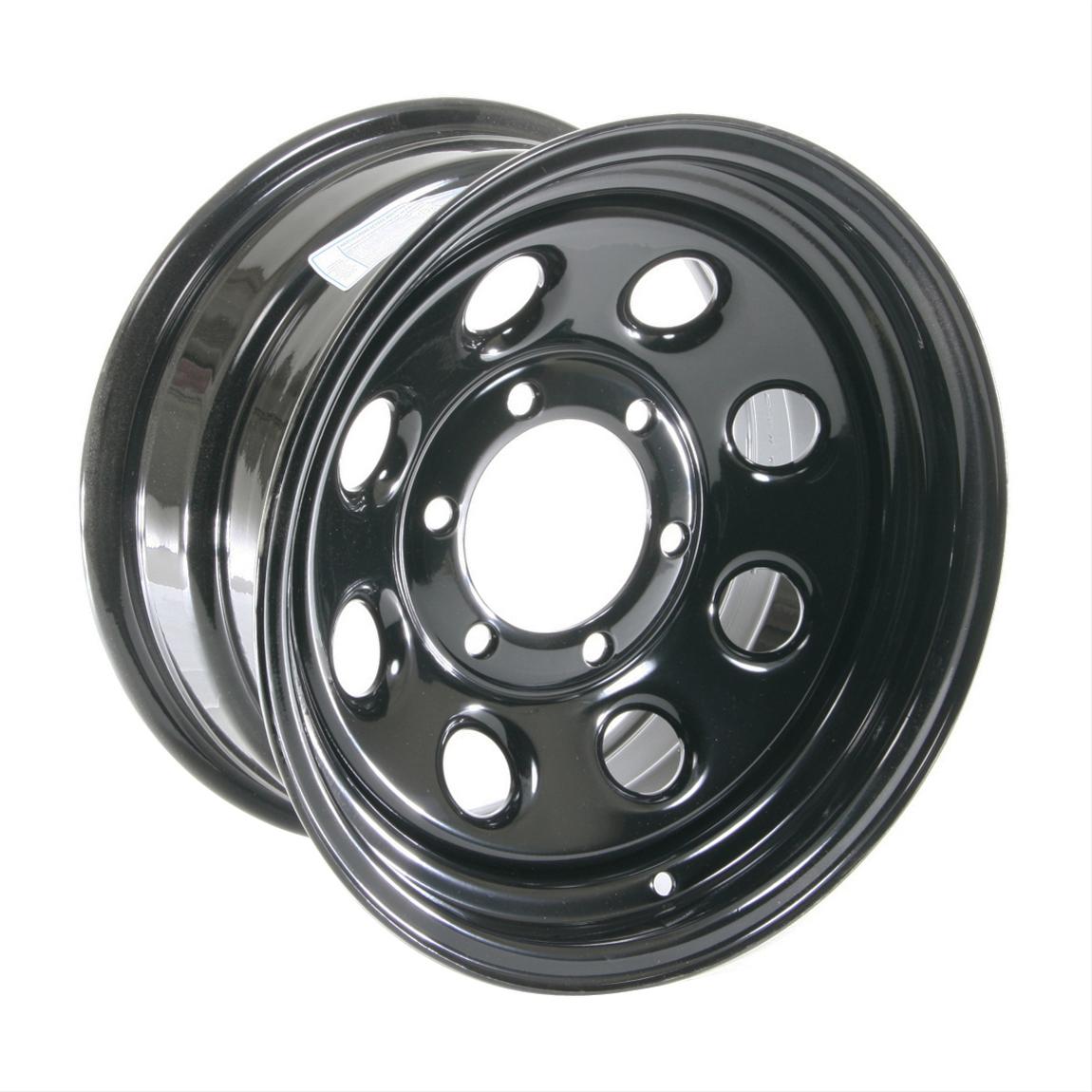 Cragar Soft 8 Black Steel Wheels 15