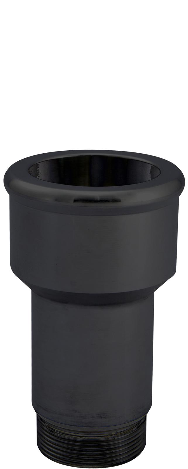 CVR Water Pump and Thermostat Fittings 8175BK Fitting, Adapter, Straight Cut to Hose Barb, Straight, Billet Aluminum, Black Anodized, 1 3/16 in., 1 3/4 in. Hose Barb, Each thumbnail 2