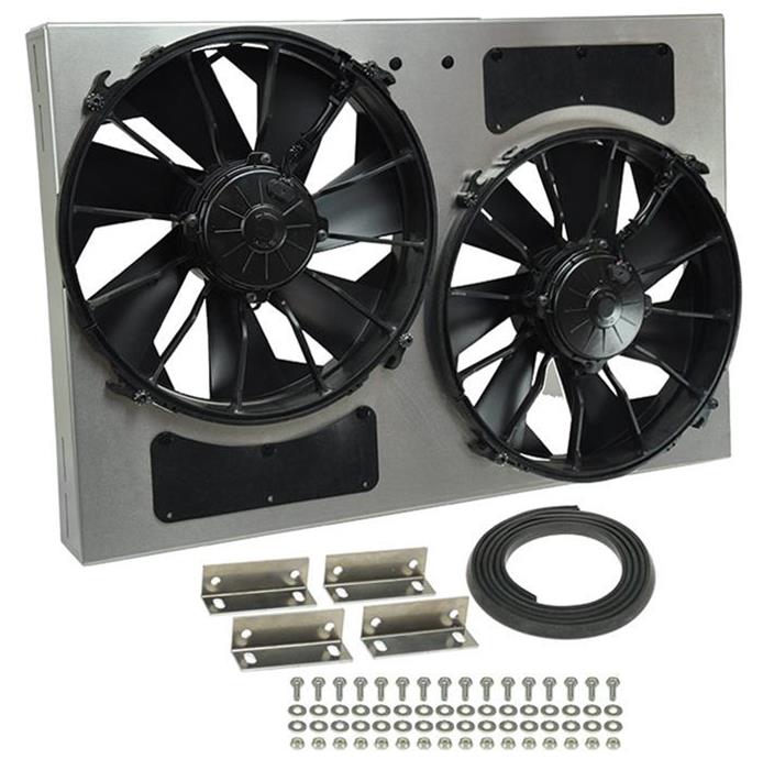 Derale Cooling Products 16826 Derale High-Output Dual RAD Fan and