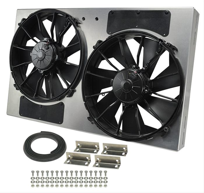 Derale High Output Dual Rad Fan And Shroud Kits 16836 Free Derale High Output Dual Rad Fan And Shroud Kits 16836 Free Shipping On Orders Over 99 At Summit Racing