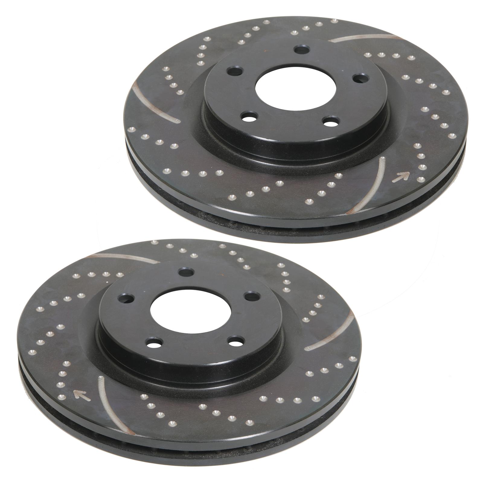 Rotors Ceramic Pads F 2005 Fit Jeep Grand Cherokee Non SRT-8 OE Replacement