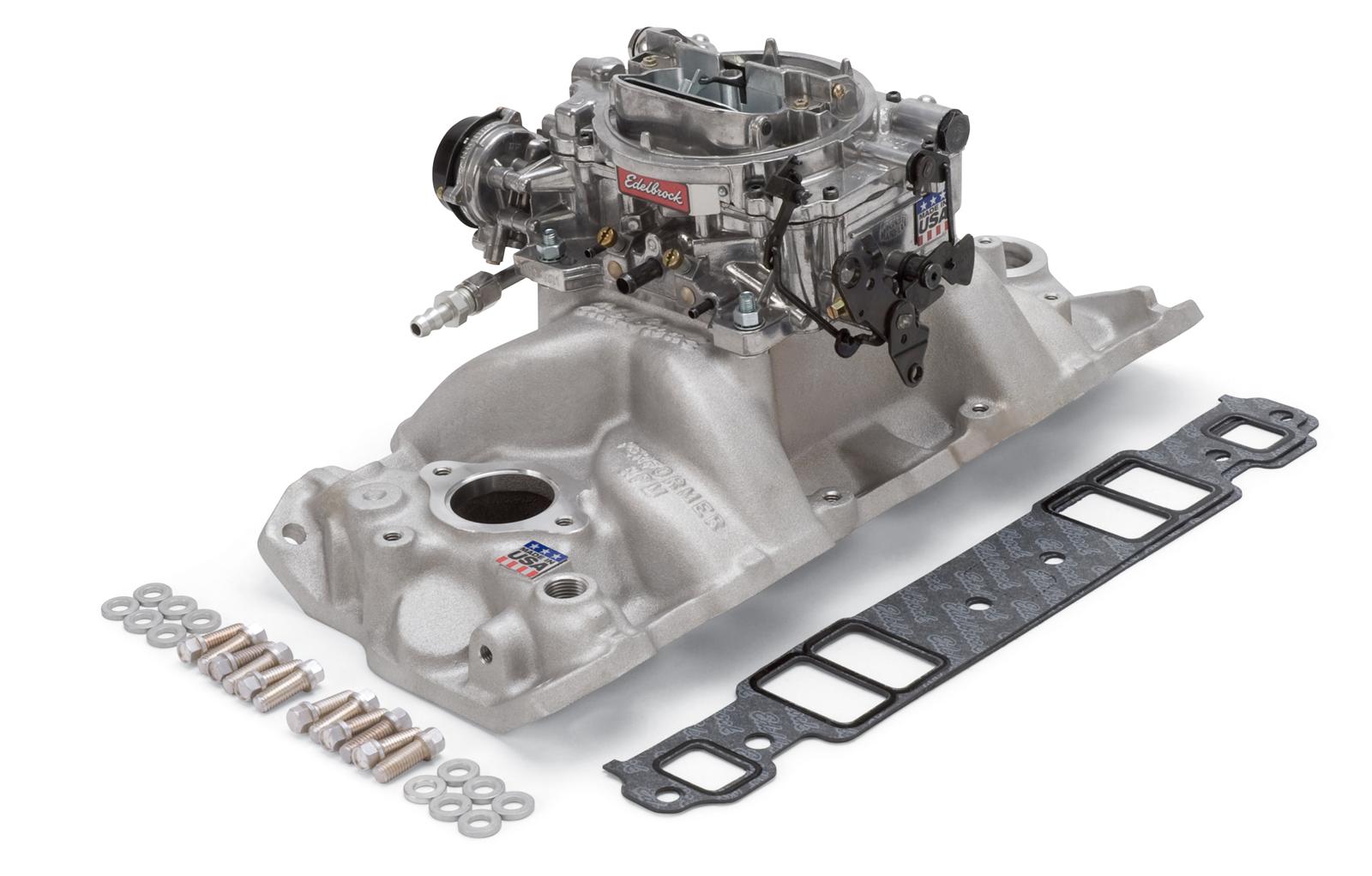 Edelbrock 2023 Edelbrock Performer RPM Intake Manifold and Carburetor Kits ...