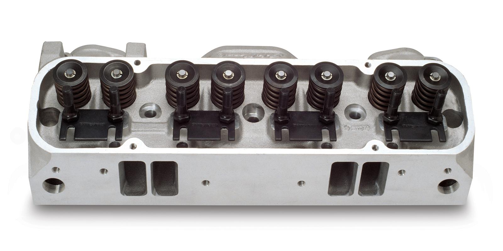 Edelbrock Cylinder Head Pontiac Performer RPM 72cc for Hydraulic Roller Cam Complete (Ea)