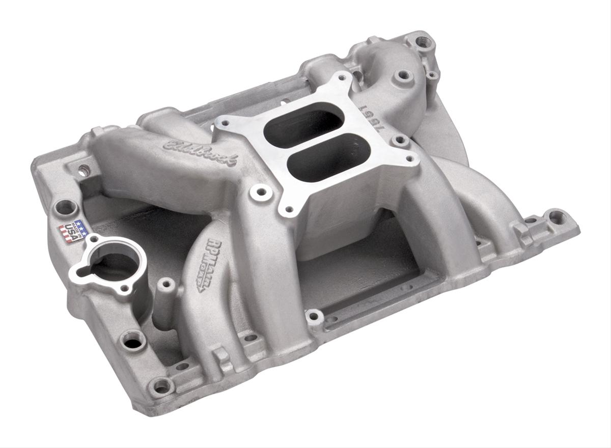 Edelbrock Olds Performer RPM Air Gap Manifold - 455 Edelbrock Olds Performer RPM Air Gap Manifold - 455