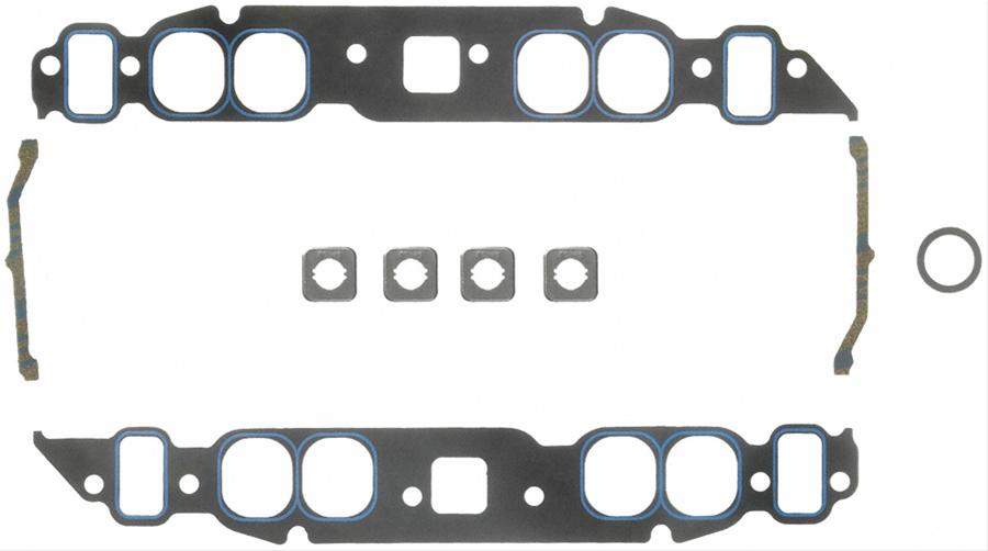 Fel-Pro Performance Intake Manifold Gasket Sets 1212 Gaskets, Manifold, Intake, Composite, Oval, 2.050 in. x 1.82 in. Port, .060 in. Thick, Chevy, 396-454, Set thumbnail 2