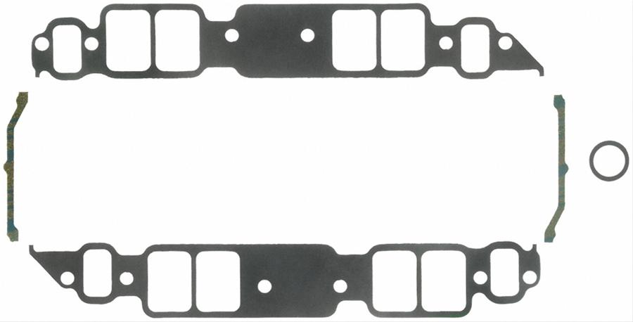 Fel-Pro Performance Intake Manifold Gasket Sets 1275 Gaskets, Manifold, Composite, Rectangle, 2.54 in. x 1.82 in. Port, .060 in. Thick, Chevy, Big Block, Set thumbnail 2