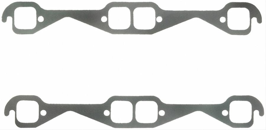 Fel-Pro Performance Exhaust Header Gasket Sets 1405 Gaskets, Header, Steel Core Laminate, Square Port, Chevy, Small Block, Set thumbnail 2
