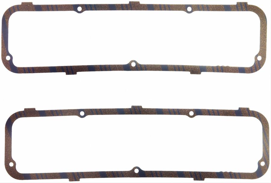Fel-Pro Performance Blue Stripe Valve Cover Gaskets 1632 Gaskets, Cork/Rubber, Ford, Mercury, 352-428, FE, Pair thumbnail 2