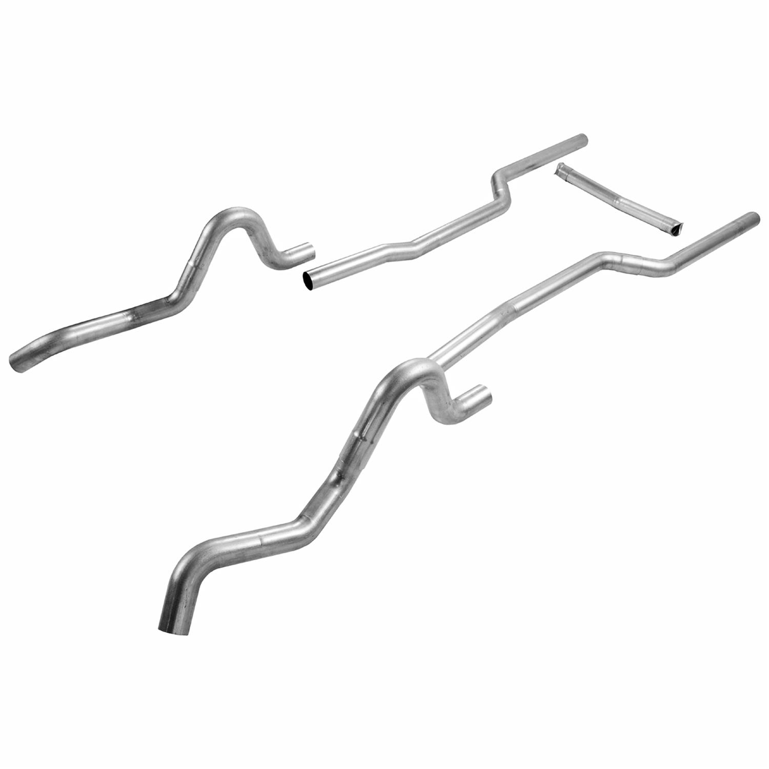 Flowmaster Pipe Kits 1041 Exhaust System, Header-Back, Kit Only, Buick, Chevy, Oldsmobile, Pontiac, Steel, Aluminized, Kit