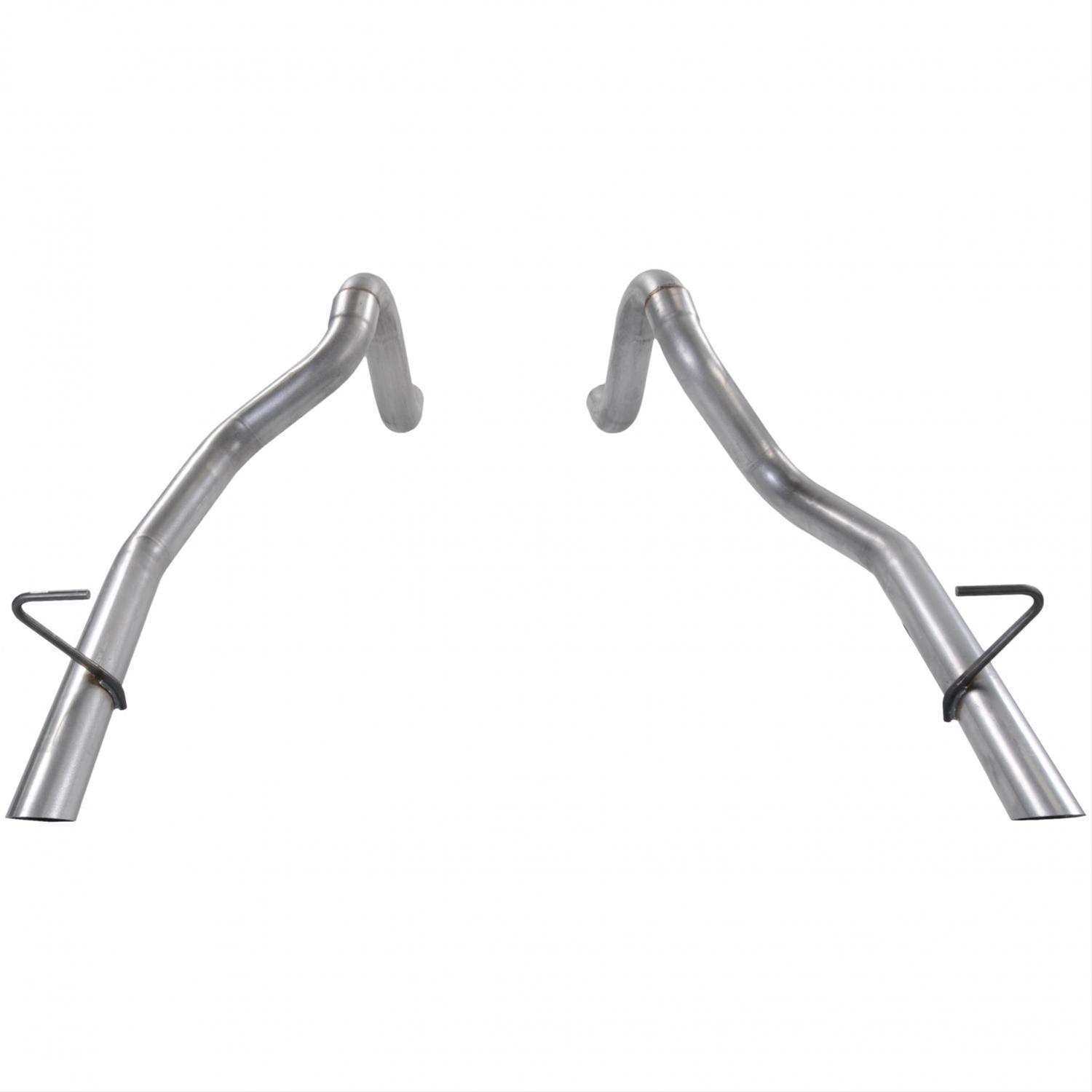 Flowmaster Tailpipe Kits 15804 Exhaust, Tailpipes, Steel, Aluminized, 2.5 in. Diameter, Ford, 5.0L, Pair