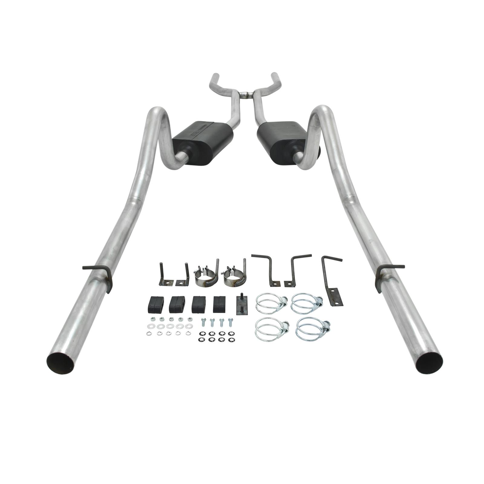 Flowmaster Stainless Steel American Thunder Exhaust Systems 817390 System, Thunder, Header-back, Steel, Natural, Dodge, Plymouth, Kit