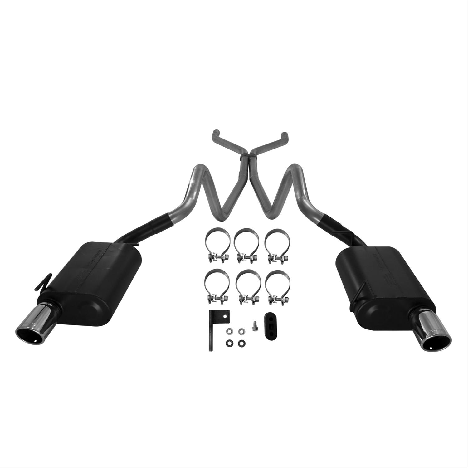 Flowmaster Stainless Steel Force II Exhaust Systems 817510 System, II, Cat-Back, Steel, Ford, V6, Kit thumbnail 2