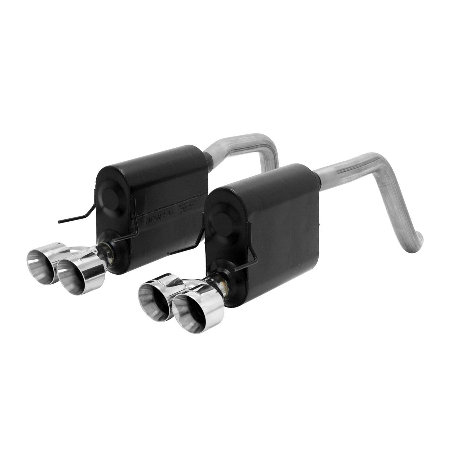 Flowmaster Stainless Steel Force II Exhaust Systems 817512 System, II, Steel, Axle-Back, Chevy, Kit thumbnail 2